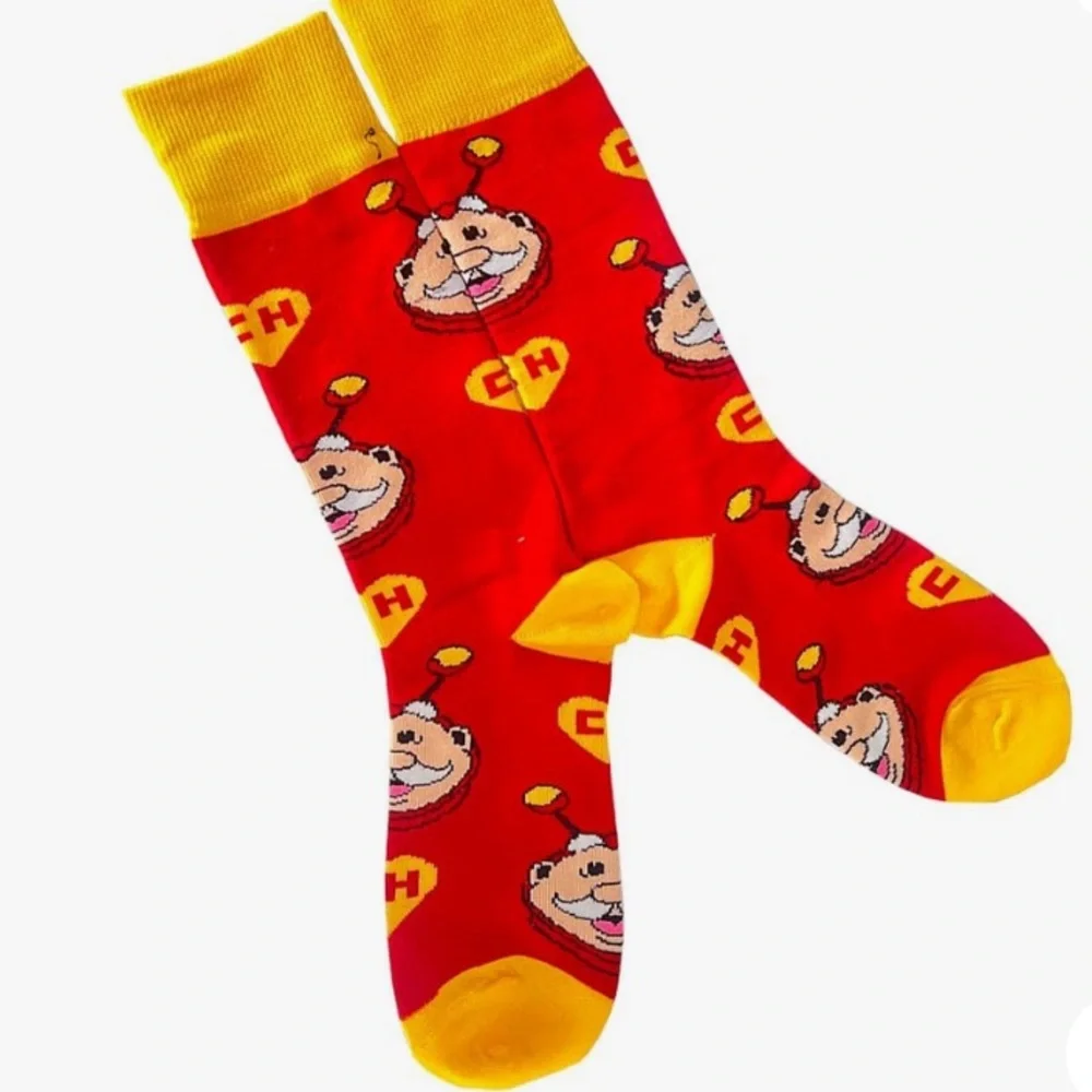 Dr. Simi Chapulin Colorado Colaboration Long Socks Red/Yellow Unisex Comfy Soft